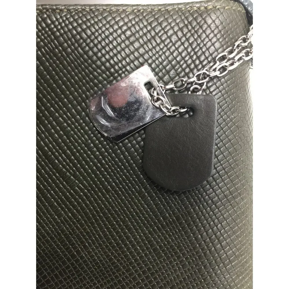 Longchamp Compact Pebbled Leather Crossbody Bag